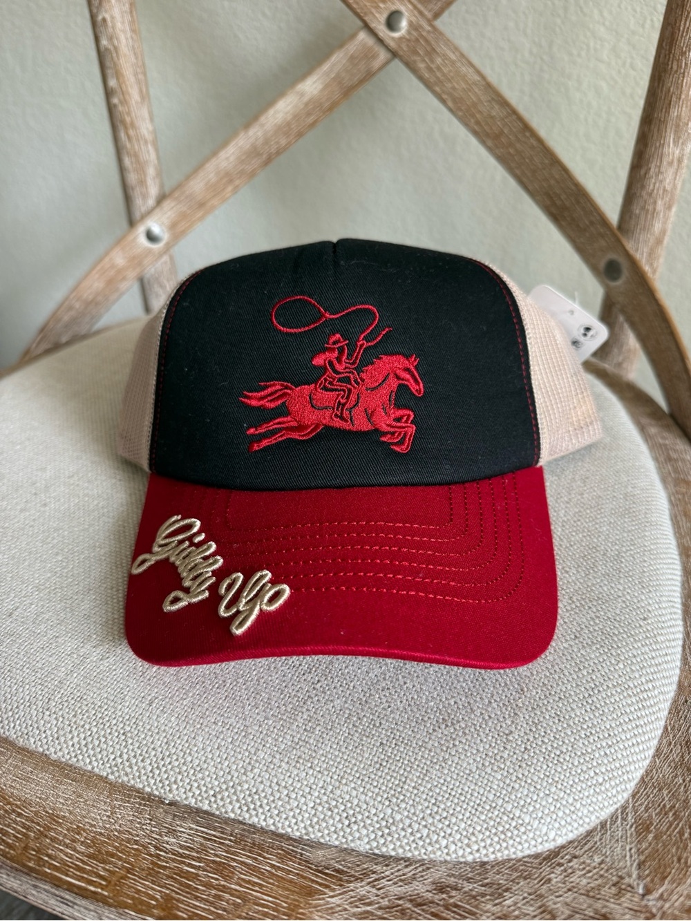 Free people understated leather Giddy Up Trucker Hat